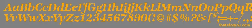 More about ZabriskieinternationalBolditalic Font ZabriskieinternationalBolditalic Font – Orange Fonts on Gray Background