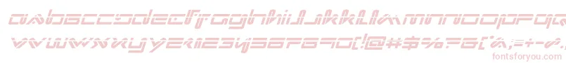 Xephyrlaserital Font – Pink Fonts on White Background