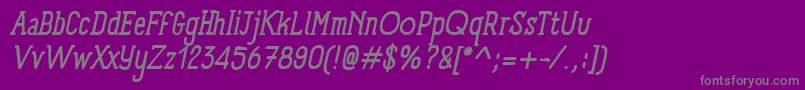 Подробнее о шрифте PanforteSerifRegularItalic Шрифт PanforteSerifRegularItalic – серые шрифты на фиолетовом фоне