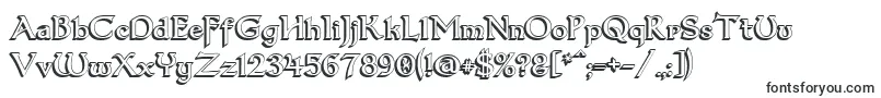 Шрифт Dum33D – плакатные шрифты