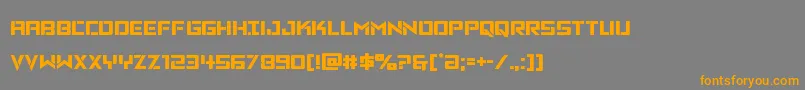 Vikingsquad Font – Orange Fonts on Gray Background