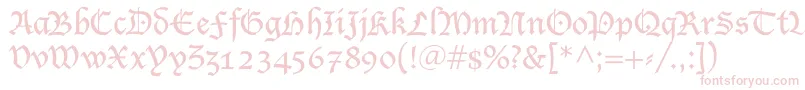 SaintgermainBlack Font – Pink Fonts on White Background