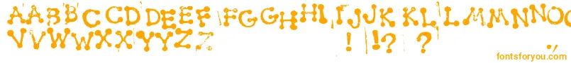 SmudgyDotStamps Font – Orange Fonts