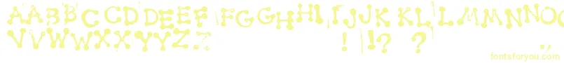 SmudgyDotStamps Font – Yellow Fonts