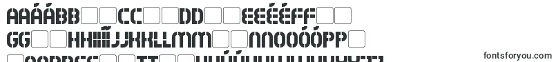 フォントExostencil – ゲール文字