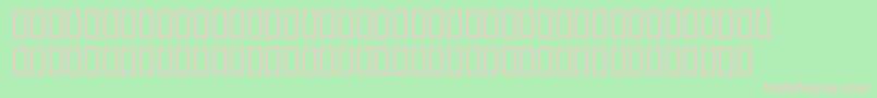 Wbxkomix Font – Pink Fonts on Green Background