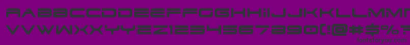 Dodger3 Font – Black Fonts on Purple Background