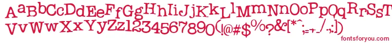 ProblemSecretary Font – Red Fonts