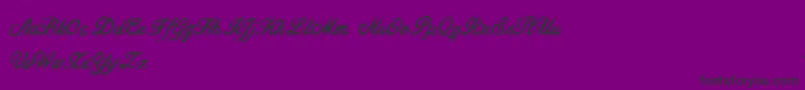 CfjacquescartierRegular Font – Black Fonts on Purple Background