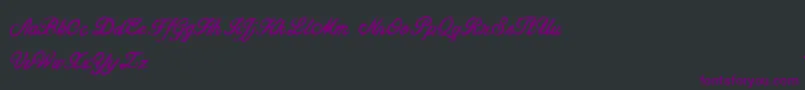 CfjacquescartierRegular Font – Purple Fonts on Black Background