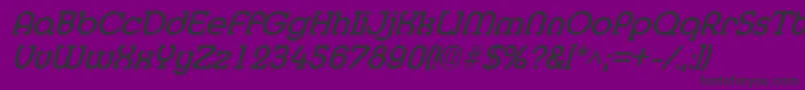 fuente MedflyBoldItalic – Fuentes Negras Sobre Fondo Morado