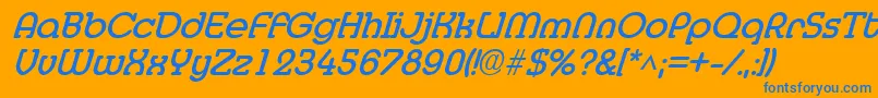 More about MedflyBoldItalic Font MedflyBoldItalic Font – Blue Fonts on Orange Background