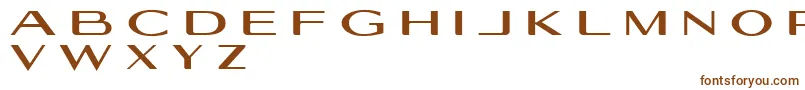 Geogiquas-fontti – ruskeat fontit valkoisella taustalla