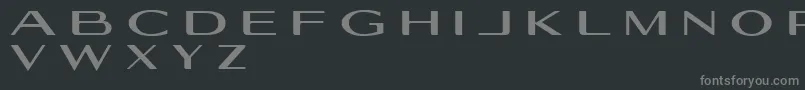 Шрифт Geogiquas – серые шрифты на чёрном фоне