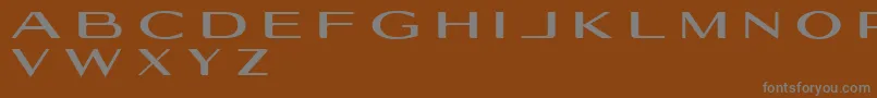 Шрифт Geogiquas – серые шрифты на коричневом фоне