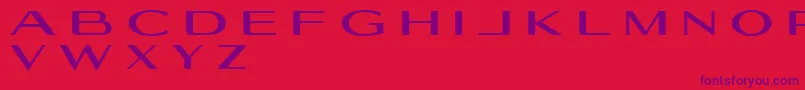 Geogiquas Font – Purple Fonts on Red Background