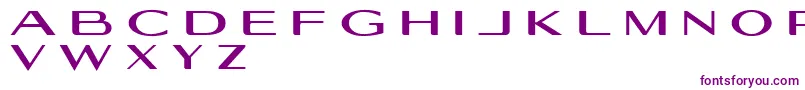 Police Geogiquas – polices violettes sur fond blanc