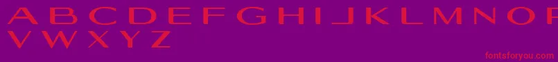 Geogiquas Font – Red Fonts on Purple Background