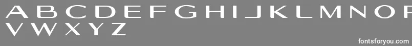 Geogiquas Font – White Fonts on Gray Background