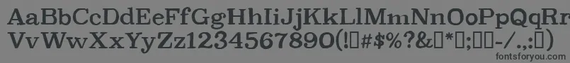 CfpetersonpersonalRegular-Schriftart – Schwarze Schriften auf grauem Hintergrund