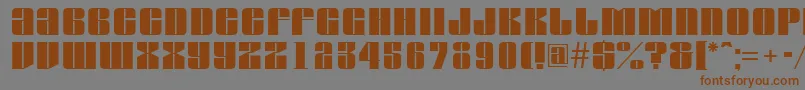 More about AGlobus Font AGlobus Font – Brown Fonts on Gray Background