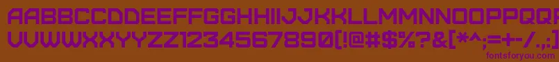 Furore Font – Purple Fonts on Brown Background