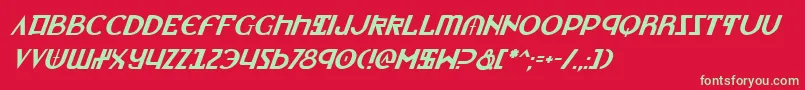 fuente LionheartItalic – Fuentes Verdes Sobre Fondo Rojo