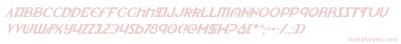 LionheartItalic Font – Pink Fonts on White Background