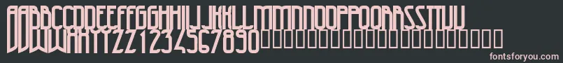 47Bold Font – Pink Fonts on Black Background