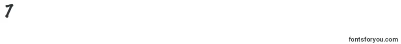 Felttip Font – Fonts for Digit 7
