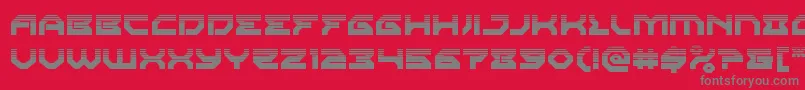Шрифт Xenodemonhalftone – серые шрифты на красном фоне
