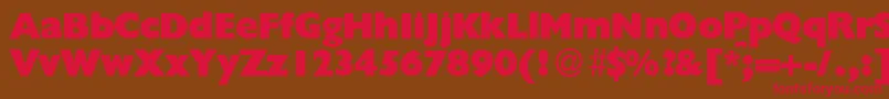 Подробнее о шрифте GillionblackdbNormal Шрифт GillionblackdbNormal – красные шрифты на коричневом фоне