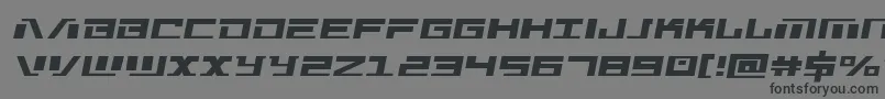 Warmachinesemital Font – Black Fonts on Gray Background