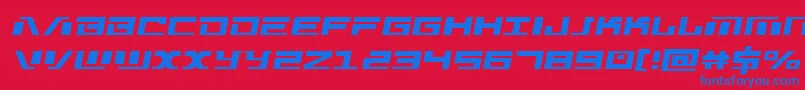 fuente Warmachinesemital – Fuentes Azules Sobre Fondo Rojo