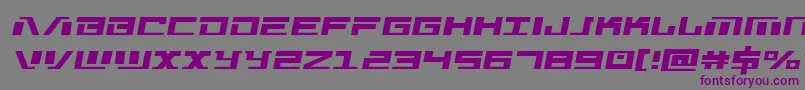 Warmachinesemital Font – Purple Fonts on Gray Background