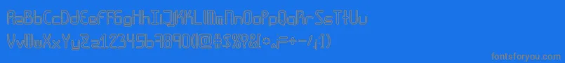 More about Amplitudeshollowdigital Font Amplitudeshollowdigital Font – Gray Fonts on Blue Background