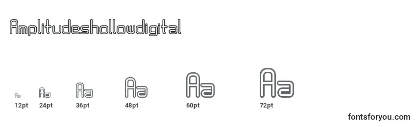 Amplitudeshollowdigital Font Sizes