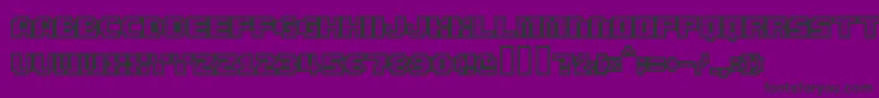 Delibl Font – Black Fonts on Purple Background