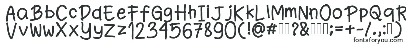 Fanande-fontti – Isot alkukirjaimet sisältävät fontit