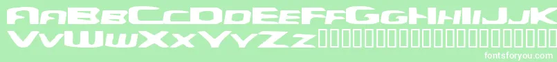 Yelld Font – White Fonts on Green Background