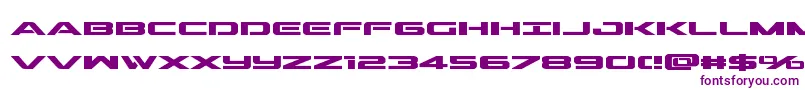 Police Outriderbold – polices violettes
