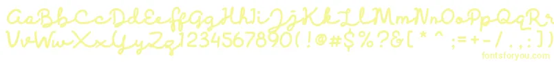 Discobaby Font – Yellow Fonts