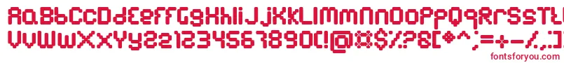 Emulator Font – Red Fonts