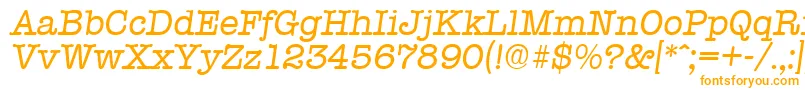 TypewriterSerialRegularitalicDb Font – Orange Fonts