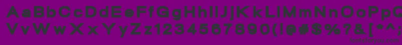 NeogramBlackextd Font – Black Fonts on Purple Background