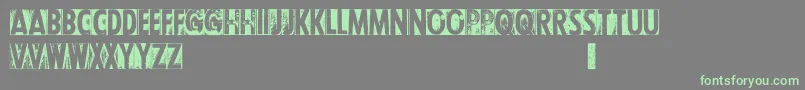 Подробнее о шрифте CfletterpresstypepersonalR Шрифт CfletterpresstypepersonalR – зелёные шрифты на сером фоне