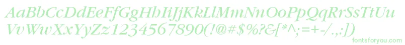 Vaniel3Italic Font – Green Fonts