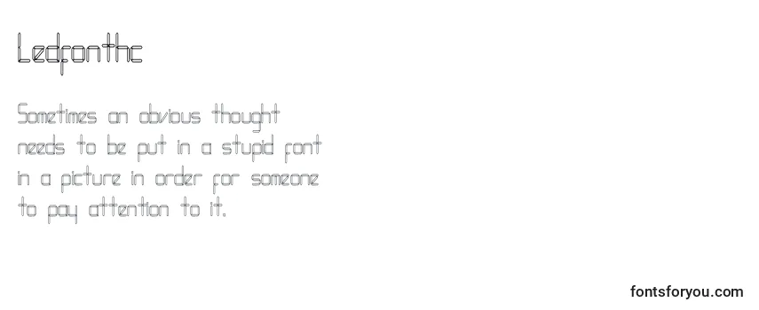Ledfonthc Font