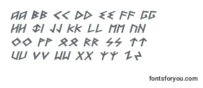 HeorotExpandedItalic-fontti