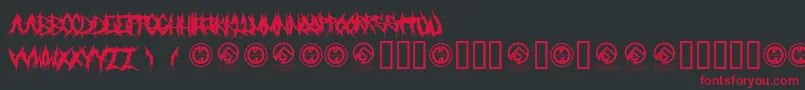 Grindmafia Font – Red Fonts on Black Background